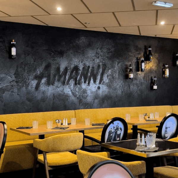 Impression murale réalisée pour un restaurant dans le Morbihan